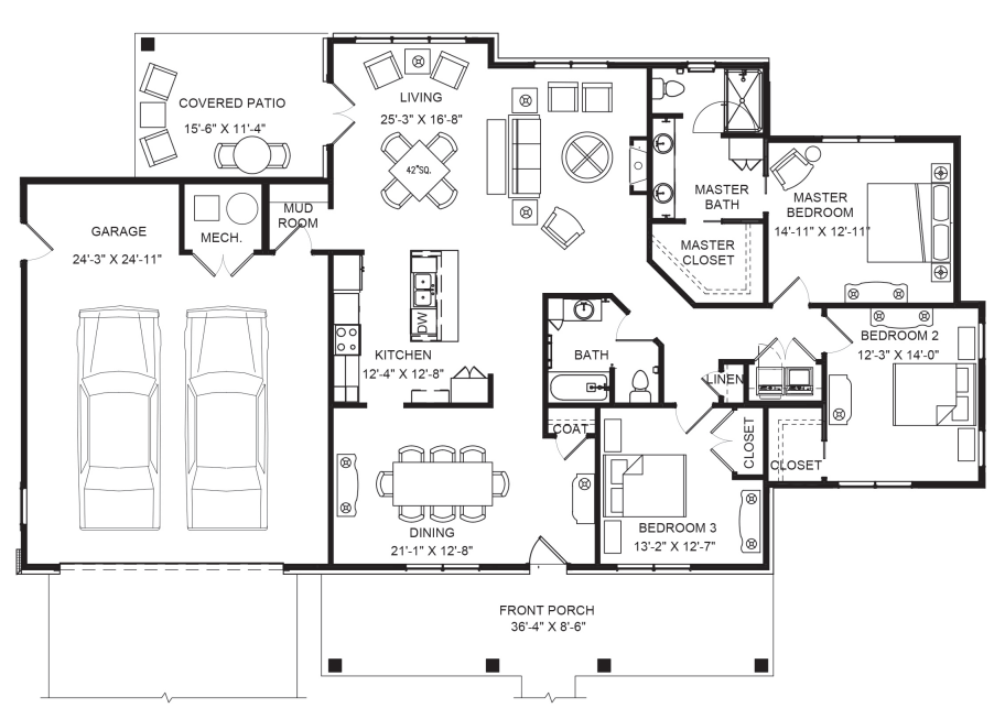 Cottages Floor Plans