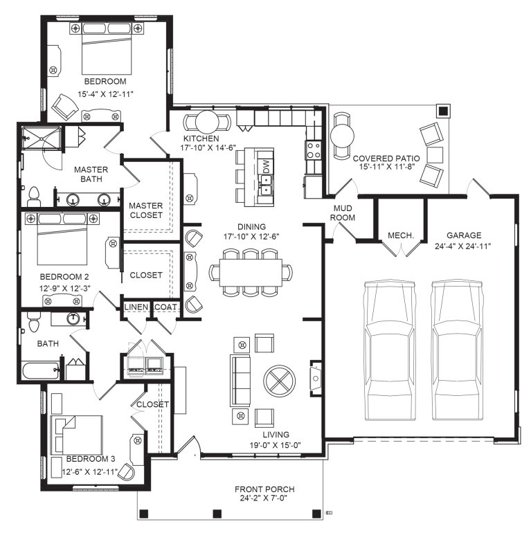 Cottages Floor Plans