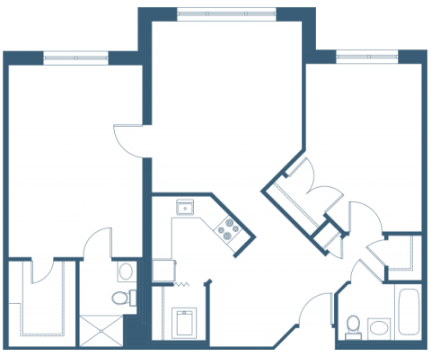 West – Two Bedroom Deluxe